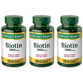 5000 mcg Biotin Vitamin Supplement Softgels Pack of 3 K571354