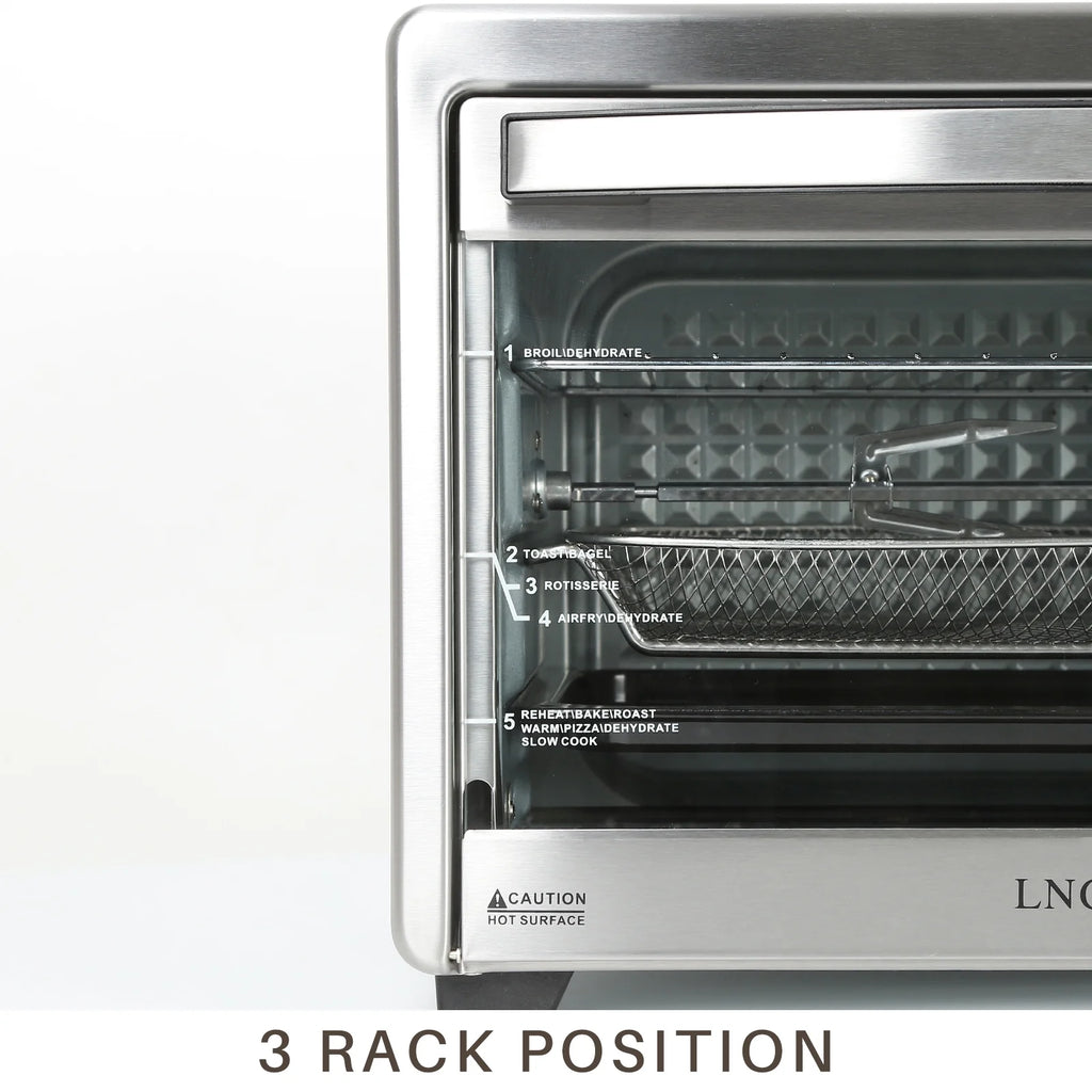 12-in-1 Countertop Oven with Speedy Convection, 34 QT Capacity, 1750W, Stainless Steel - Gray F4701