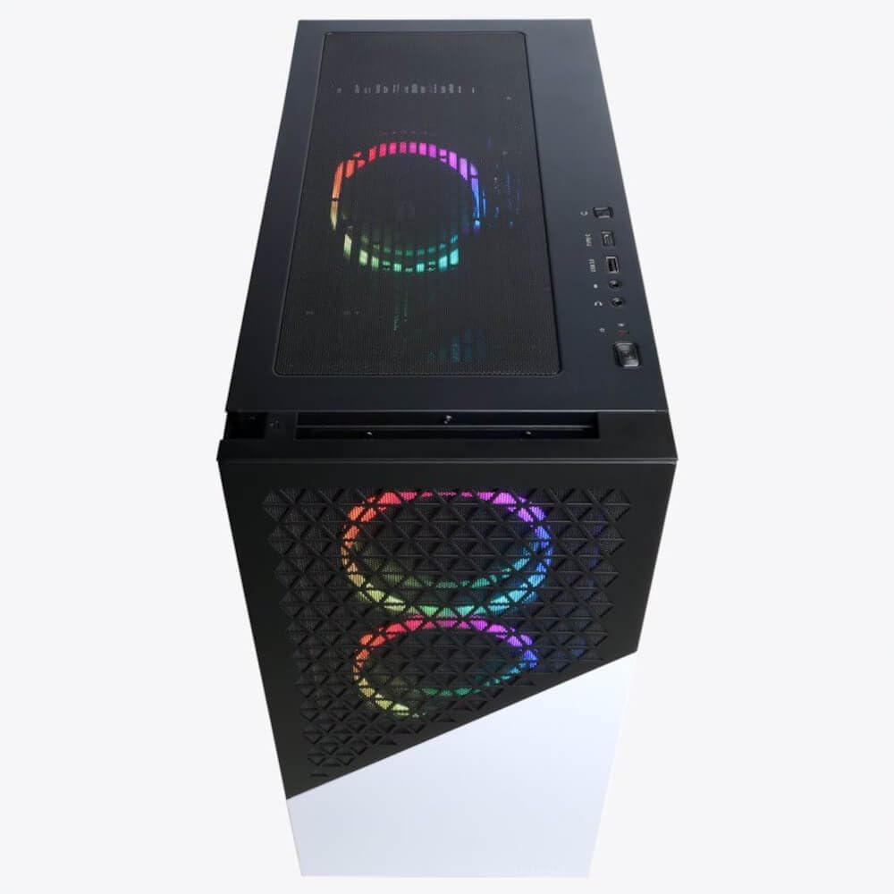 White AMD Ryzen 7 7700 32GB RAM 2TB SSD NVIDIA GeForce RTX 4060 Ti 16GB Windows 11 Home Gaming Desktop Computer R84348
