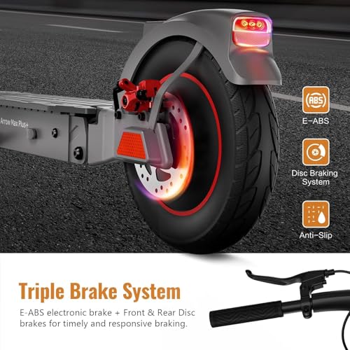 Electric Scooter with 10" Tires, 600W Peak Motor, 22 MPH Speed, 30 Miles Range, Dual Brakes, LCD Display X4914