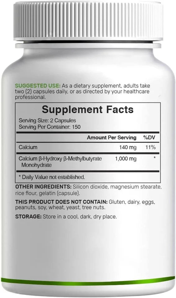 HMB 1000mg 300 Capsules N655