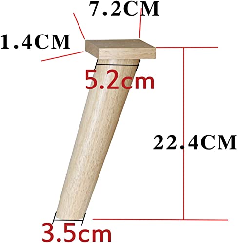 Rubber Wood Furniture Legs E96171