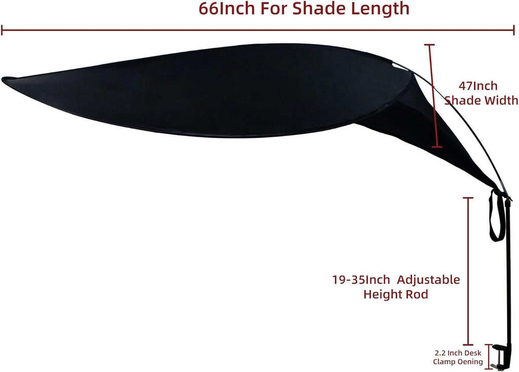47" Diam Round Office Light Cover and Desk Shade I63598