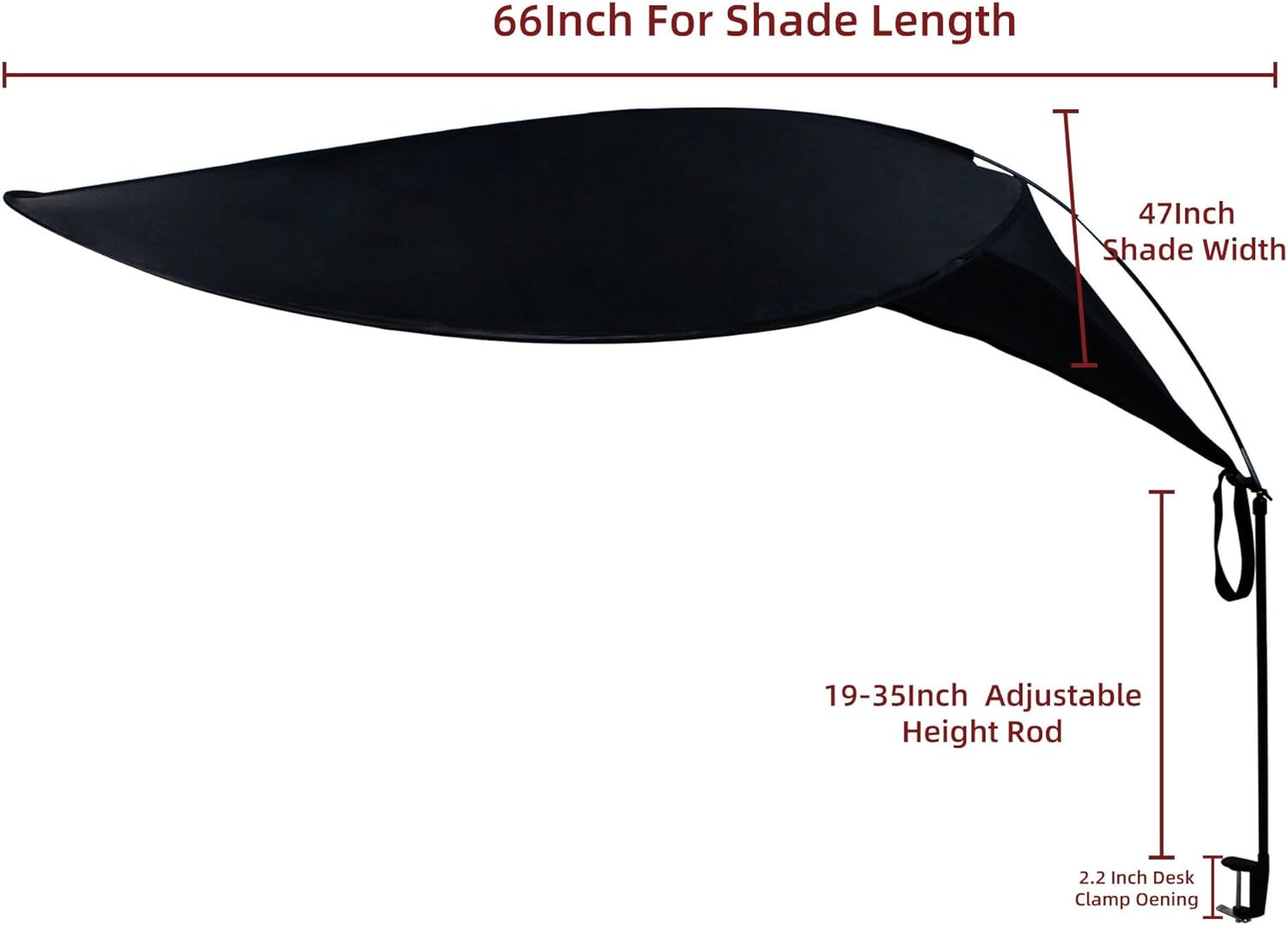 47" Diam Round Office Light Cover and Desk Shade I63598