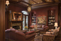 12x8ft Luxury Couch Sofa Photography Backdrop Vintage Fireplace Classic Interior H35042