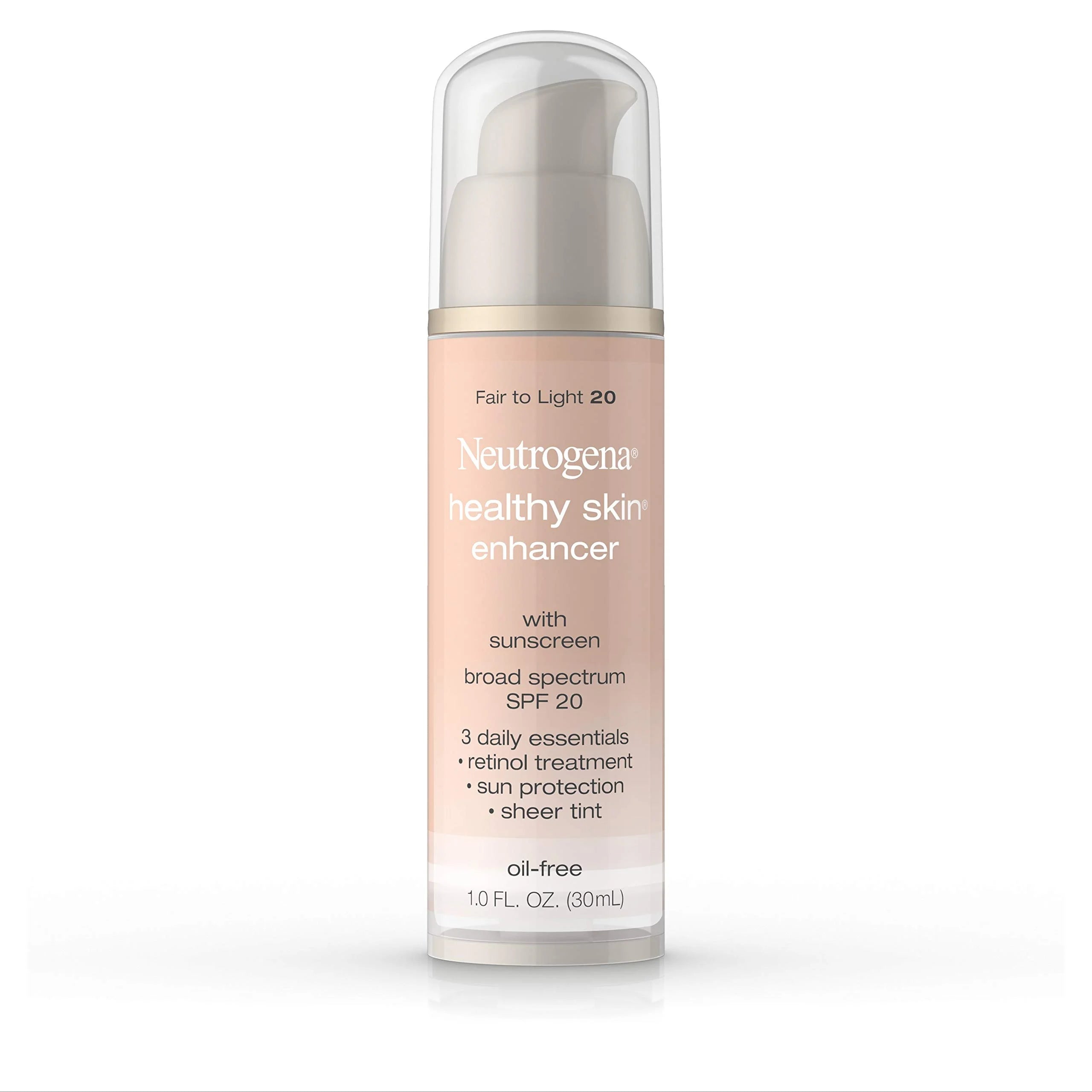 Fair To Light 20 Face Tint With Retinol & Broad Spectrum Spf 20 Sunscreen, 1 Fl. Oz E3204