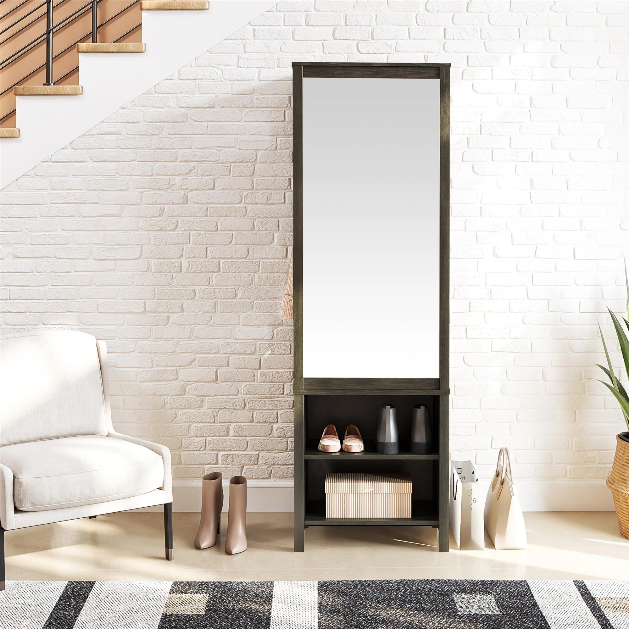 Black Oak Wardrobe Q627386
