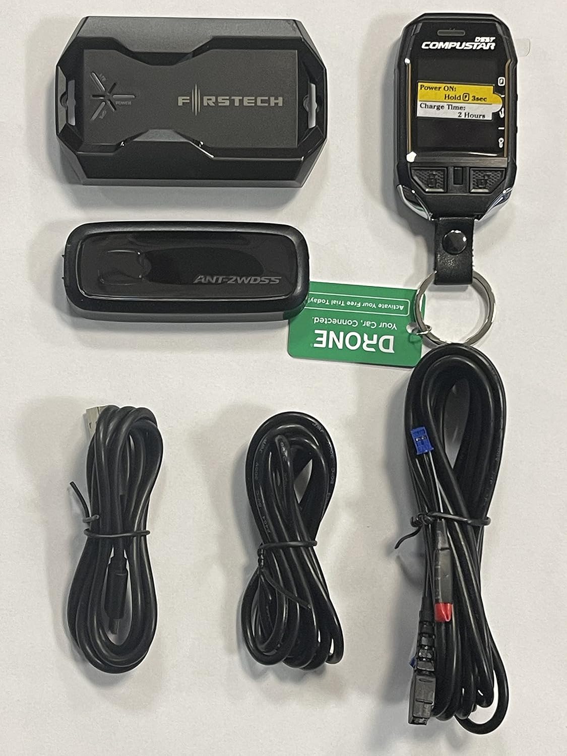 2-Way Remote Start & Alarm with Bypass Module and Drone Mobile Module Package G458666