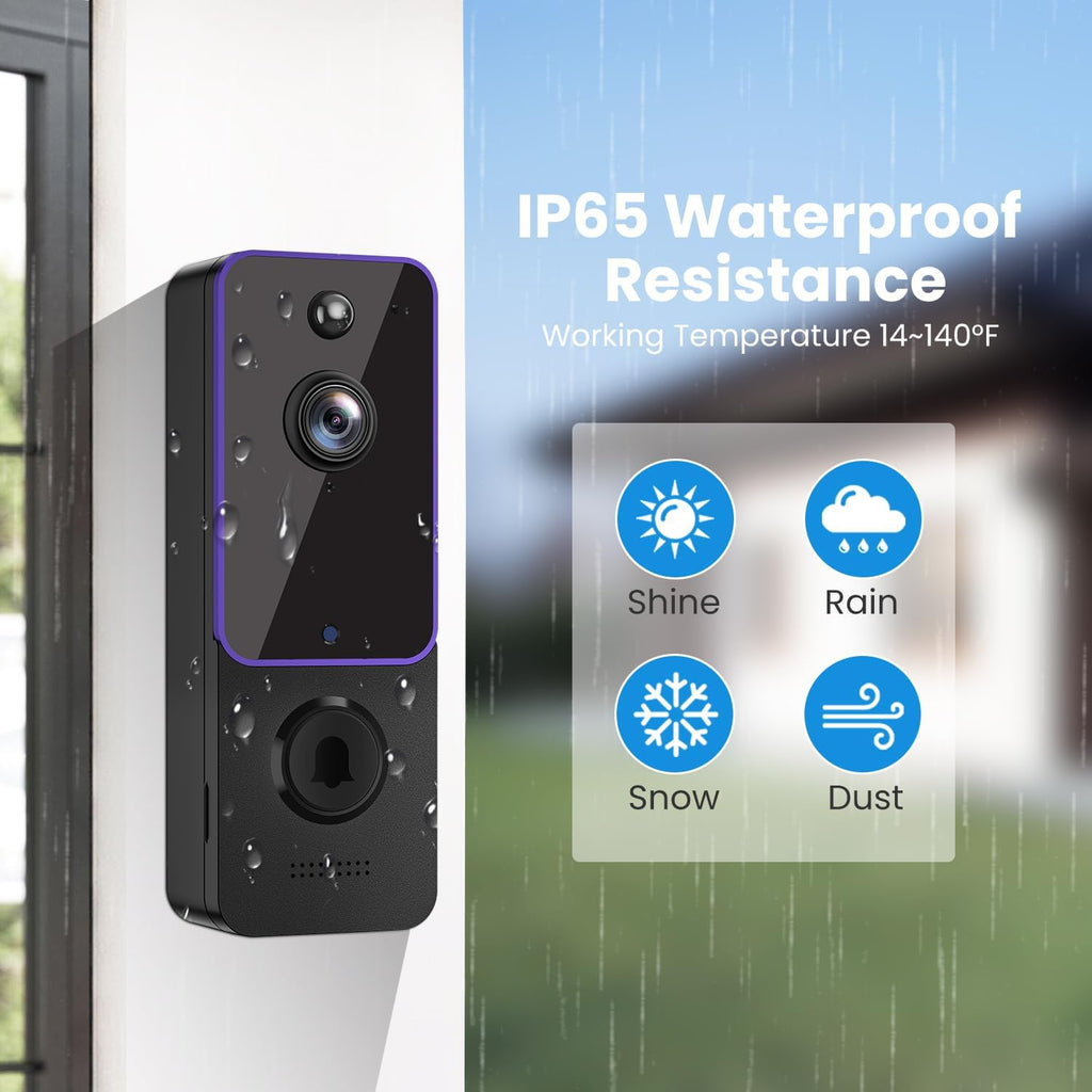 Wireless Doorbell Camera with Night Vision J605