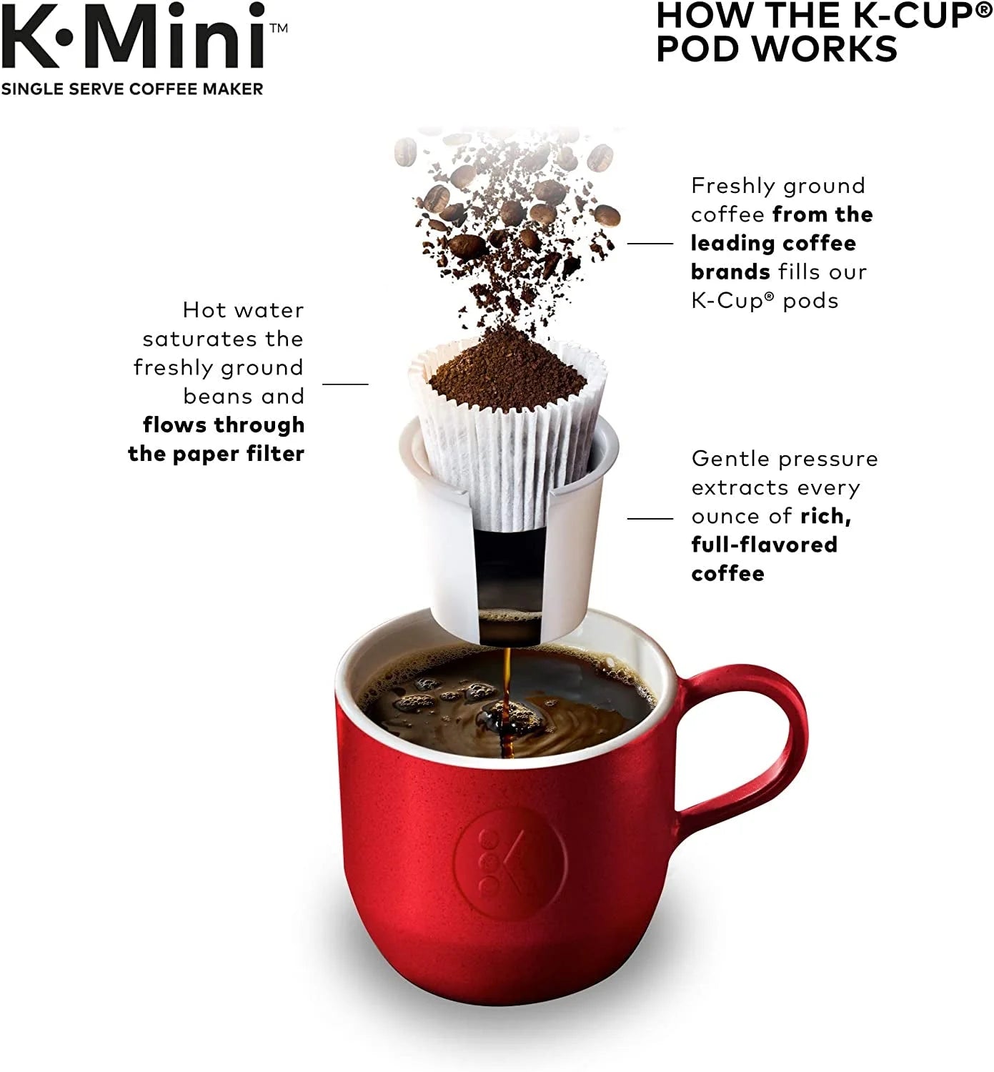 Single Serve K-Cup Pod Coffee Brewer, 6 to 12 oz. Brew Sizes G4911