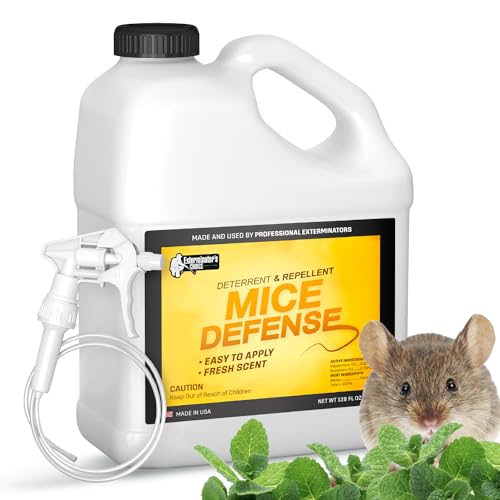 Mice Repellent Spray - 1 Gallon - Non-Toxic Deterrent W736