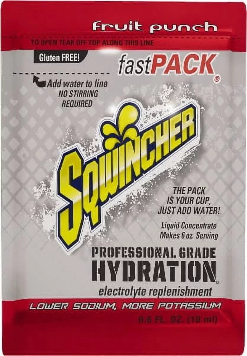 50 Count FruitPunch Activity Drink Liquid Concentrate Packets C66183