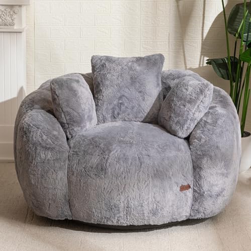 Beige Floral Shaped Bean Bag Sofa X359