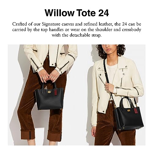 Polished Pebble Leather Willow Tote 24 Q587708