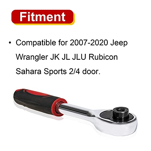Red Torx Screw Removal Tool Kit for Jeep Wrangler Q22629