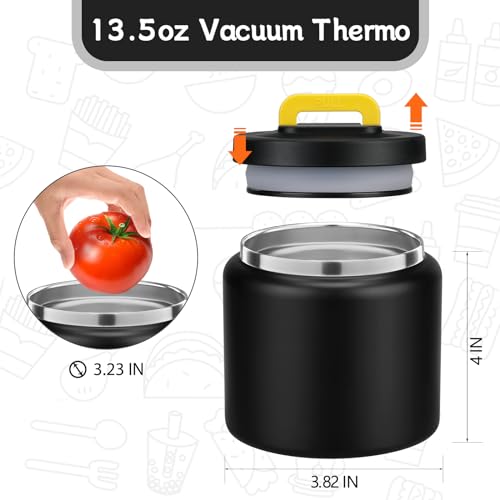 13.5oz Vacuum Insulated Stainless Steel Food Jar F70632