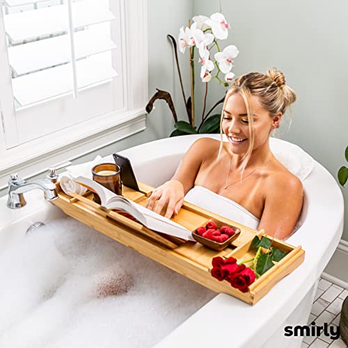 Expandable Bamboo Bathtub Tray W2530