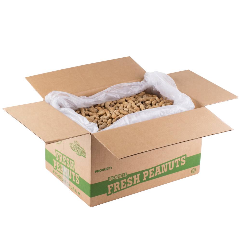 25 lb. Roasted Unsalted In-Shell Peanuts E5319