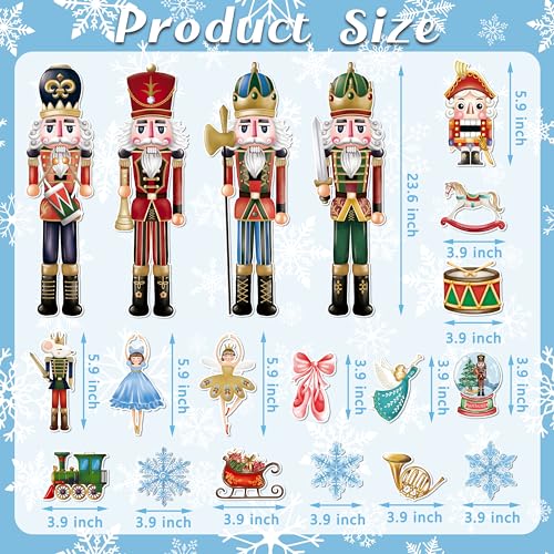 19 Pcs Christmas Garage Door Decoration Magnet U3433