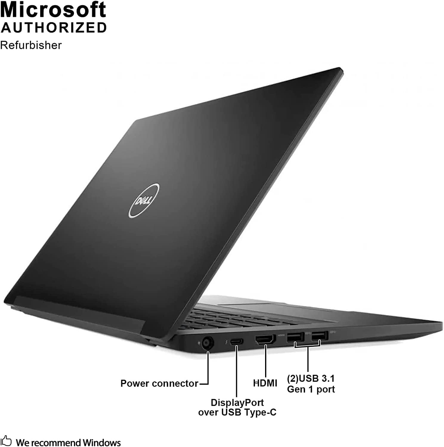 14" HD Business Laptop, Intel Core i5-7300U 2.60 GHz, 16GB DDR4 RAM 256GB M.2 SSD, Webcam, Windows 10 Pro 64 Bit T374936