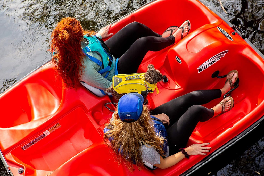 Red White Adjustable 5 Seat Pedal Boat W80140
