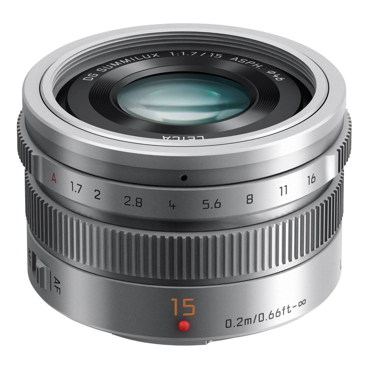 15mm f/1.7 Lens (Silver) M4786