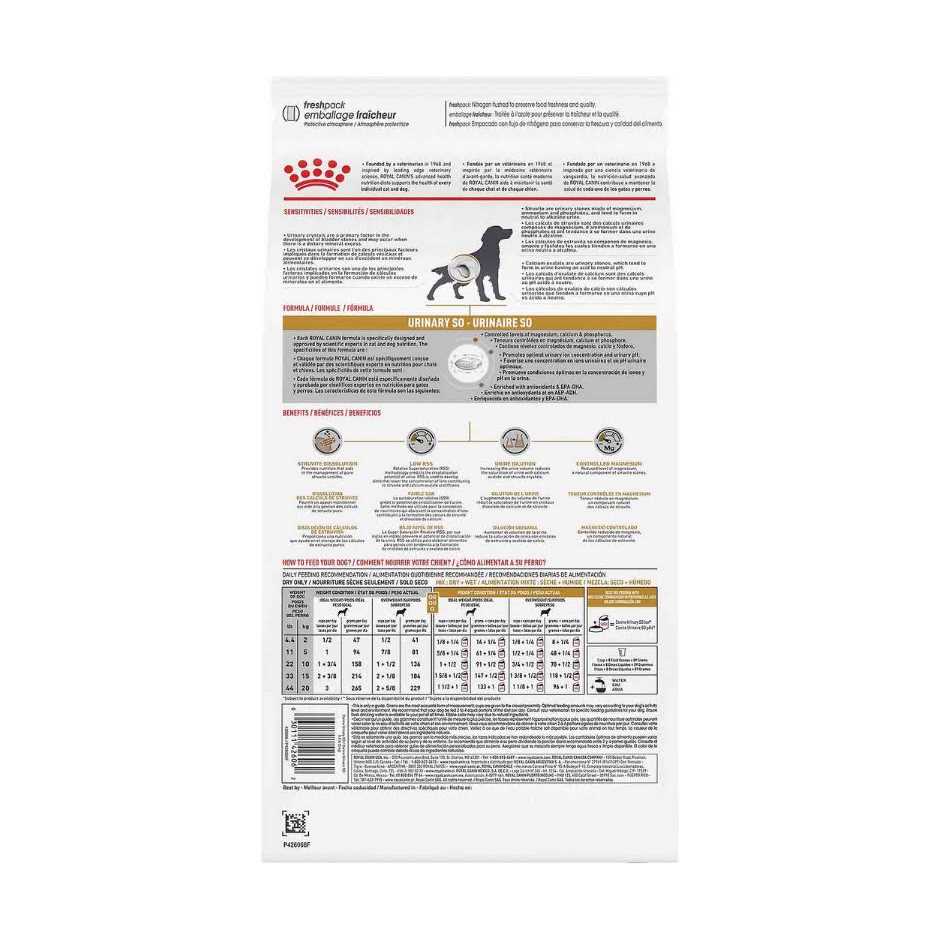 Veterinary Diet Canine Urinary SO Dry Dog Food Z202