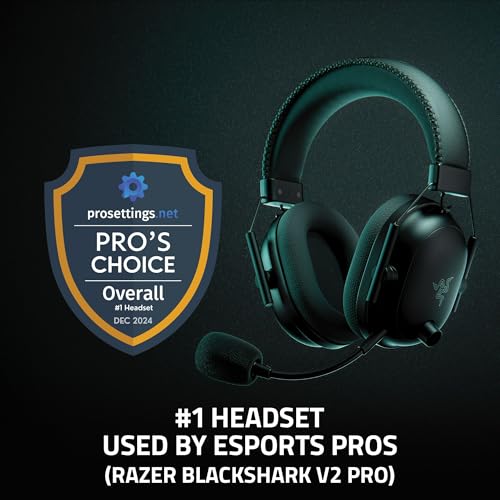 Black Wireless Gaming Headset with 50mm Drivers R61485