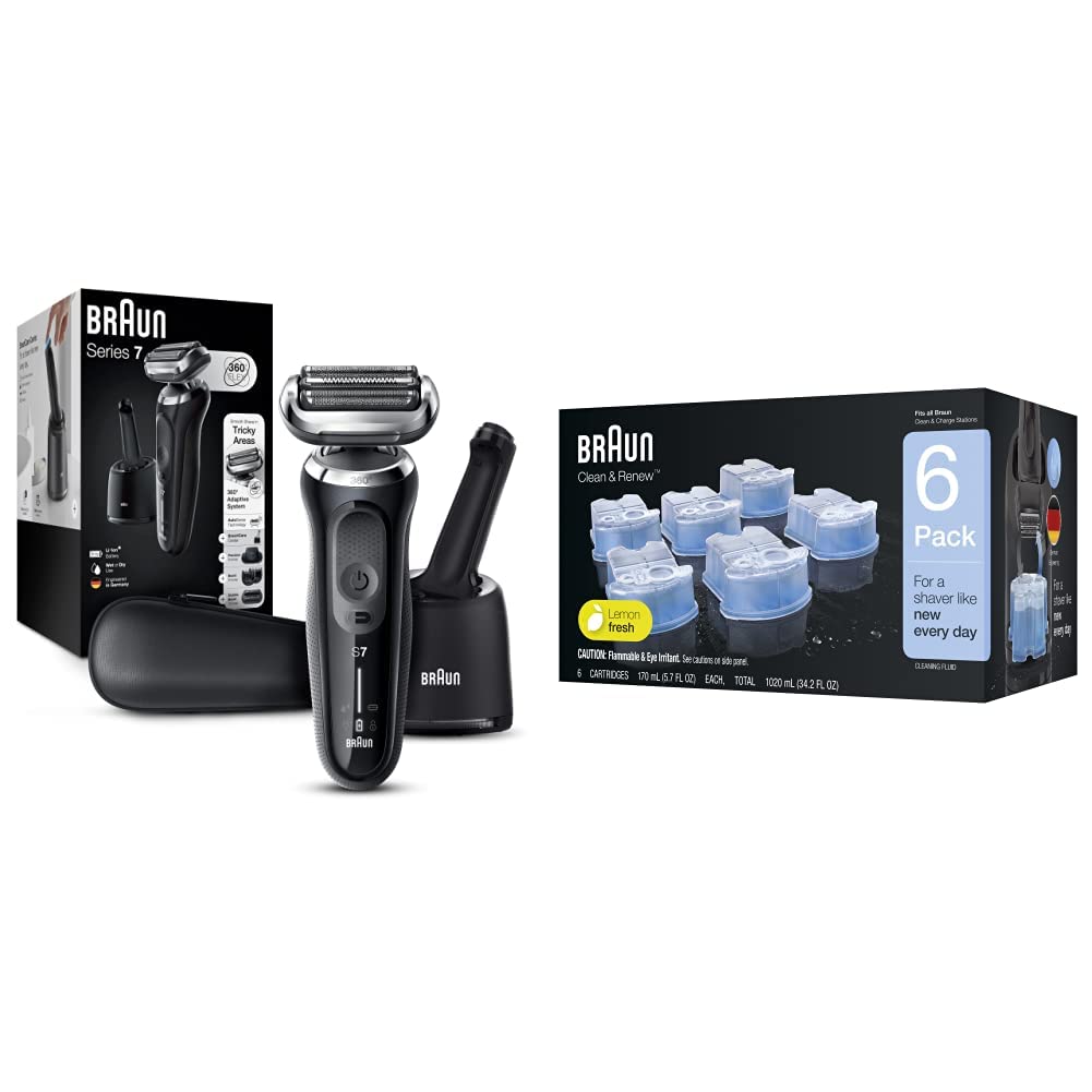 Electric Razor with Beard Trimmer, Wet & Dry, 4in1 SmartCare Center W6793