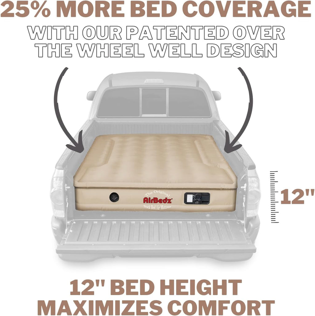 Truck Bed Air Mattress 8ft Full Size Tan X235