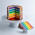 Vanilla Rainbow Cake, Small 6” Size F184524
