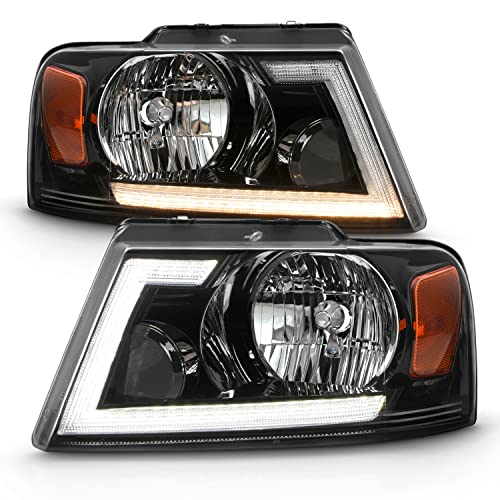 Chrome Headlights for Ford F150 Lincoln Mark LT Pickup Truck T983794