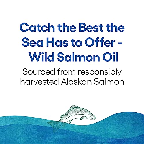Wild Alaskan Salmon Oil Omega-3 EPA DHA Vitamin D 180 Count N590741