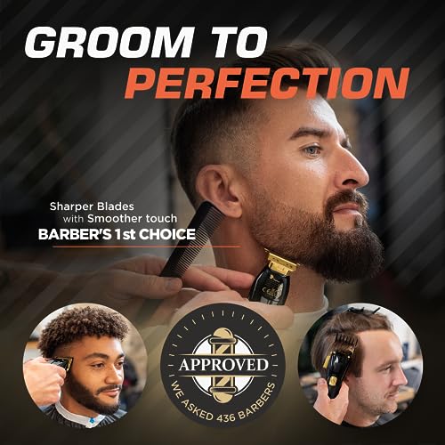 Professional Hair Clippers Set Turbo Power with Precise Cutting, Cordless Hair Clippers and Trimmers Set X11288