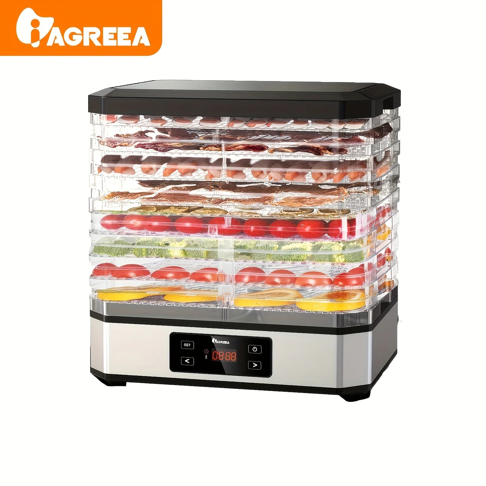 8 Trays Digital Food Dehydrator H583793