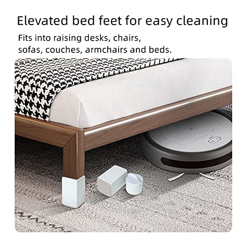 4" Self Adhesive Black Furniture Risers L9270