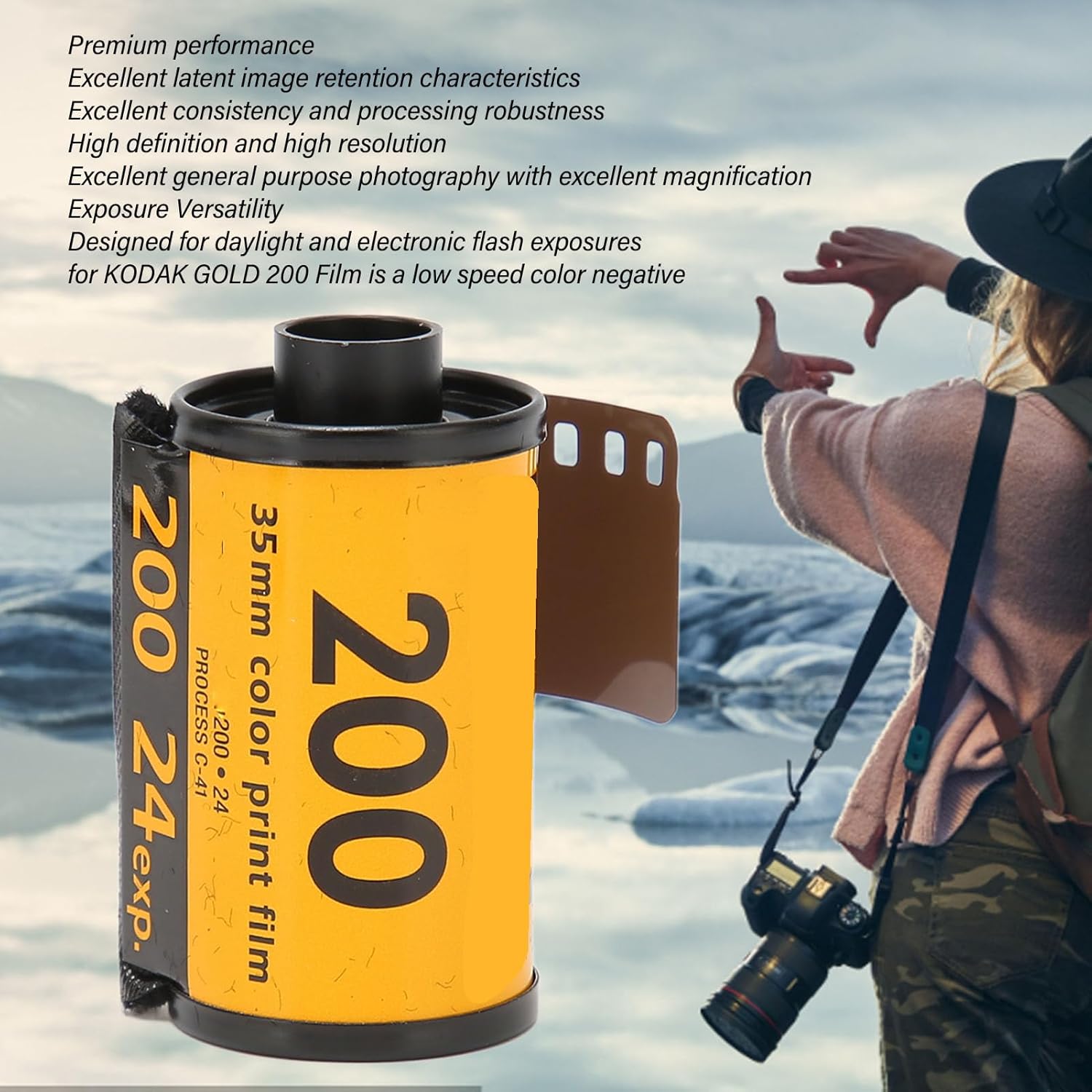 Color Negative Film ISO 200 24 Exposures 35mm Film L879