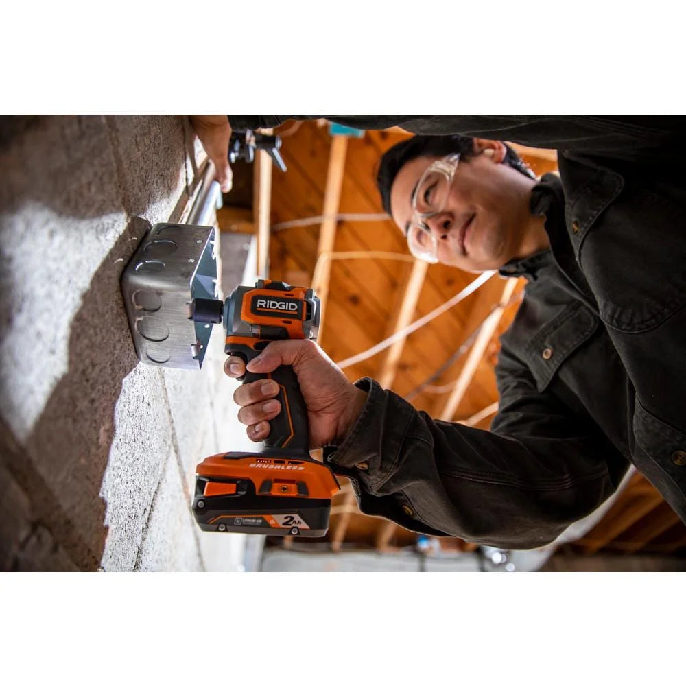 18V SubCompact Brushless Cordless 1/2 in. Impact Wrench Kit with 2.0 Ah Battery Q930