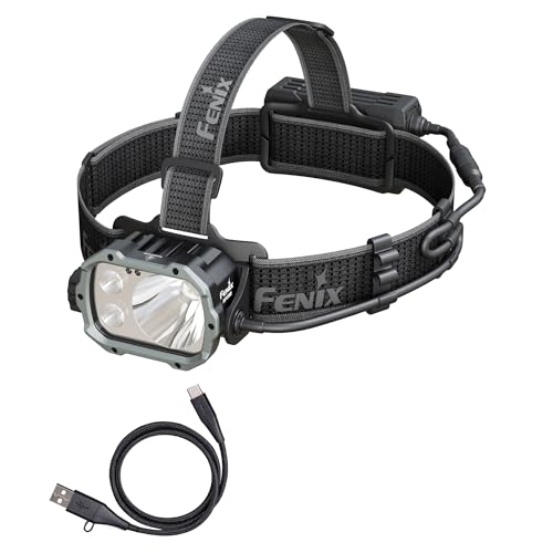 4000 Lumen USB-C Rechargeable Headlamp with Spotlight, Floodlight and Red Light U4813