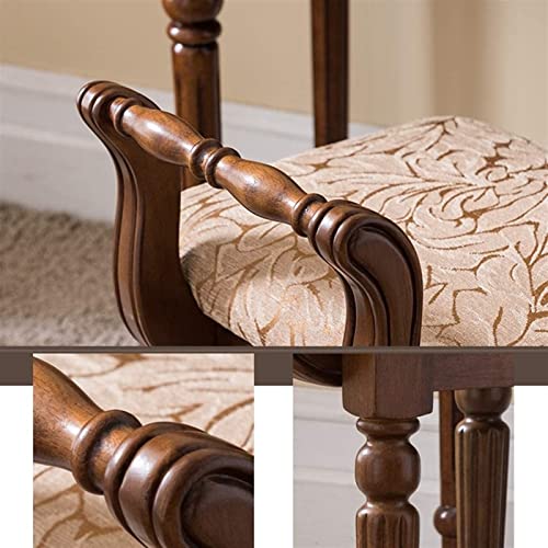 Vanity Stool Chair with Backrest W610