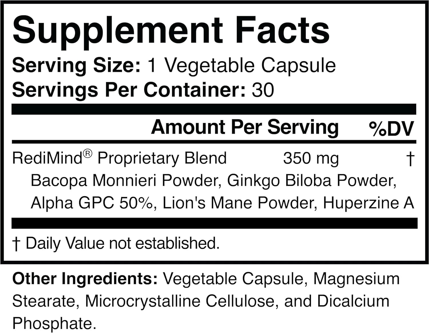 Natural Cognitive Enhancement Supplement X199890