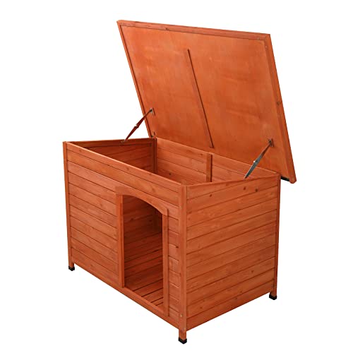 45in Outdoor Wood Dog House E473487