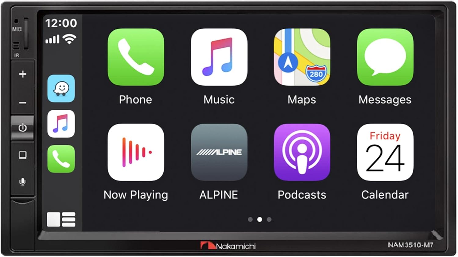 7" Touchscreen Double-DIN Stereo O9574