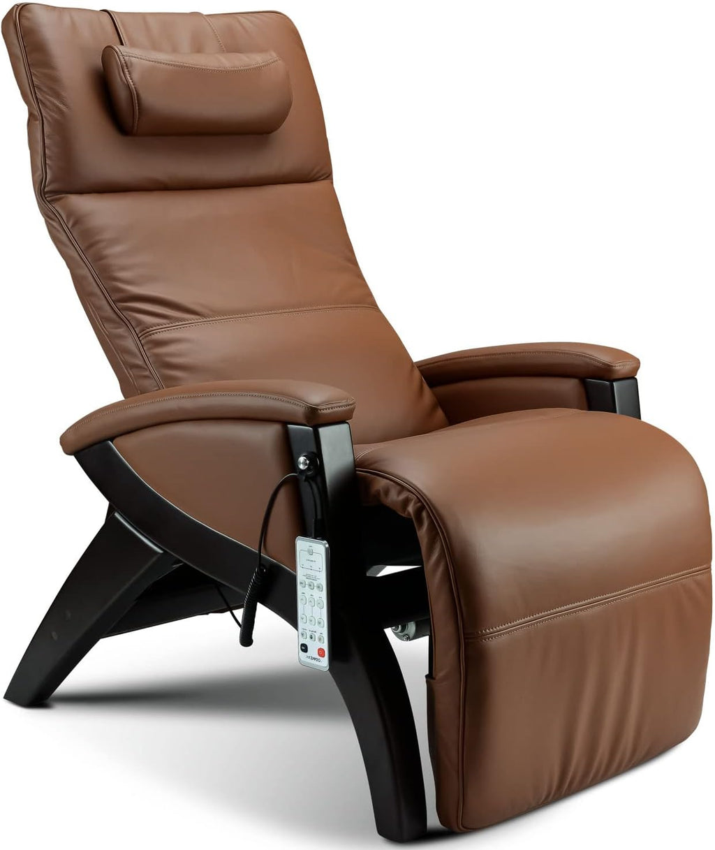 Tan Leather Zero Gravity Recliner G4830
