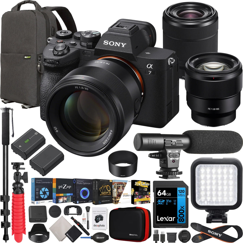 Full Frame Mirrorless Camera Body with 2 Lens Kit 85mm F1.8 + 28-70mm F3.5-5.6 V442