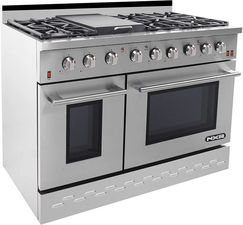 48" Stainless Steel Propane Gas Range with Convection Oven K42778