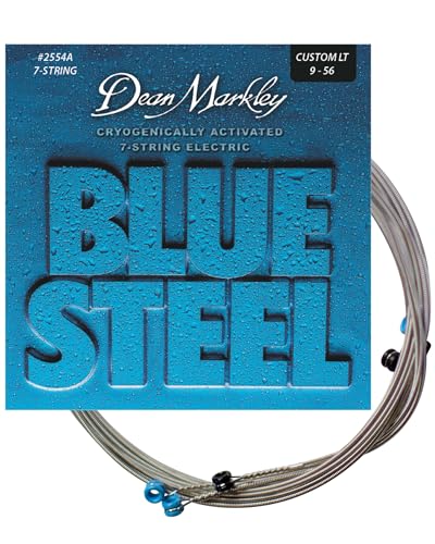 Blue Steel Electric Guitar Strings 6 Piece Set Gauges 8-38 S86811