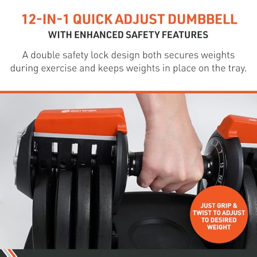 40 Pound Adjustable Dumbbells Z72506