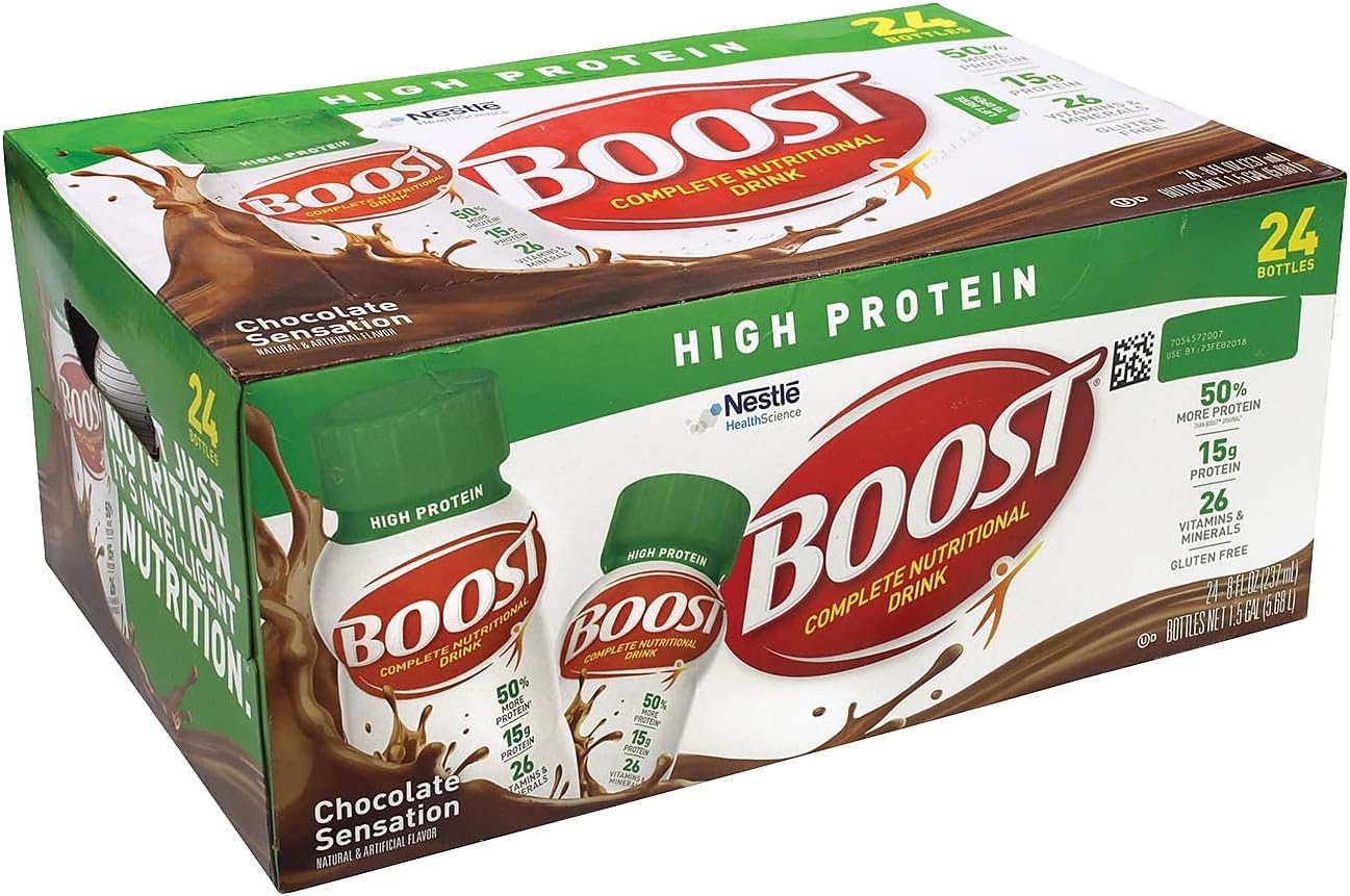 8 OZ High Protein Chocolate Drink, 24 Bottles K2638