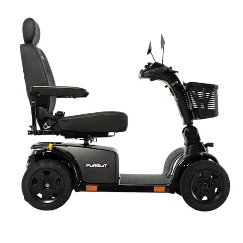 Orange Mobility Scooter, 400 Lbs Weight Capacity, 50 Ah Battery, 18"x18" Seat L282410
